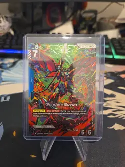 Gundam TCG Card Game Dual Impact GD02-002 LR+ Gundam Epyon OZ-13M Bandai Alt Art - Image 1