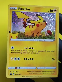 Pikachu SWSH039 General Mills Promo Miscellaneous Cards​ Near Mint Holofoil - Image 1