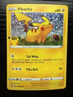 Pikachu - (General Mills) SWSH039 Miscellaneous Cards & Products Holo - Image 1