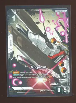 Argama R+ Alt Art GD02-129 Dual Impact Gundam Card Game TCG English - Image 1