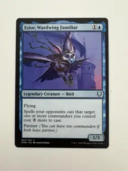 Esior Wardwing Familiar MTG Magic the Gathering Card NM Near Mint CMR - Image 1