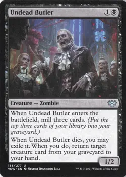 Undead Butler U Innistrad: Crimson Vow 133 LP - Image 1