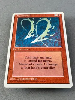 Manabarbs MTG Core Set 4th Edition Regular-Never Played Near Mint-Vintage Magic - Image 3