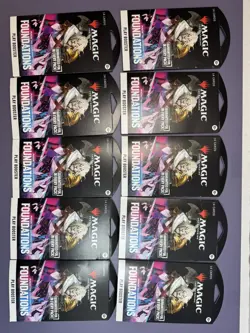 Lot Of 10-MTG Foundations Play Boosters New Factory Sealed - Image 3
