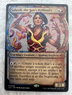 MTG Lost Caverns of Ixalan Saheeli, the Sun's Brilliance Showcase 0308 NM Mythic - Image 1