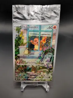 SEALED Charmander Obsidian Flames Promo Scarlet & Violet 044 Pokemon NM 2 - Image 1