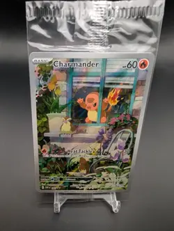 SEALED Charmander Obsidian Flames Promo Scarlet & Violet 044 Pokemon NM 2 - Image 2