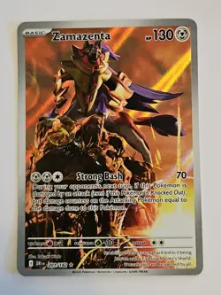 Zamazenta Full Art Illustration Rare 201/182 Destined Rivals Pokemon TCG #201 - Image 1