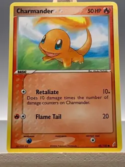 Pokemon TCG Charmander - EX Crystal Guardians 48/100 Regular Common - Image 1