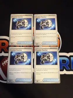 4x Counter Catcher 160/182 Scarlet Violet Paradox Rift Pokemon Playset - Image 1