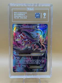 2016 Pokemon Mega Gardevoir EX XY Steam Siege 112/114 Full Art TAG 9 - Image 1