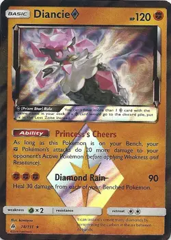 ALL 5 RARE PRISM STAR FORBIDDEN LIGHT POKEMON-Arceus Diancie Volcanion Lysandre+ - Image 4