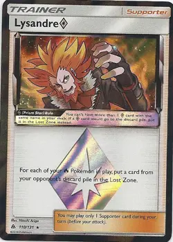 ALL 5 RARE PRISM STAR FORBIDDEN LIGHT POKEMON-Arceus Diancie Volcanion Lysandre+ - Image 5