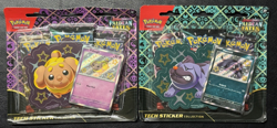 Paldean Fates Tech Sticker Collection Maschiff + Fidough Set of 2 - Pokemon TCG - Image 1