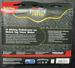 Paldean Fates Tech Sticker Collection Maschiff + Fidough Set of 2 - Pokemon TCG - Image 3