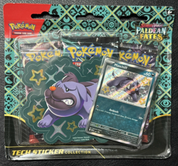 Paldean Fates Tech Sticker Collection Maschiff + Fidough Set of 2 - Pokemon TCG - Image 4