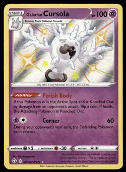 Pokemon TCG Shining Fates: Shiny Vault #SV050/SV122 Cursola NM - Image 1