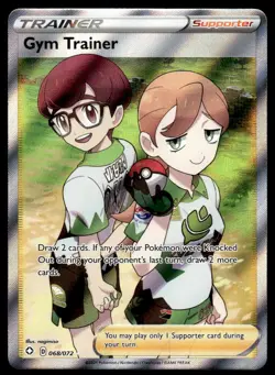 Pokemon TCG Shining Fates #068/072 Gym Trainer (Full Art) NM - Image 1