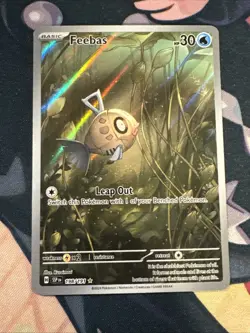 Pokemon TCG Feebas 198/191 Illustration Rare Full Art Holo Surging Sparks NM - Image 1