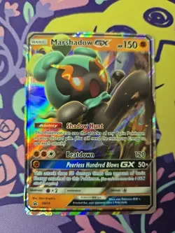 Pokemon TCG Sun & Moon Black Star Promo Marshadow GX SM59 Mint - Image 1