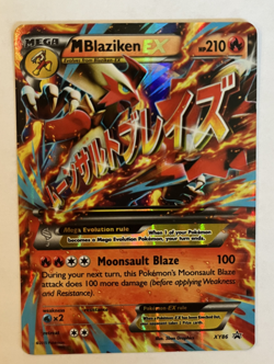 M Blaziken EX XY86 XY Black Star Promo LP Pokemon 2016 - Image 1