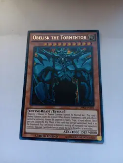 Yugioh Obelisk the Tormentor LDK2-ENS02 Ultra Rare Limited Edition LP - Image 2