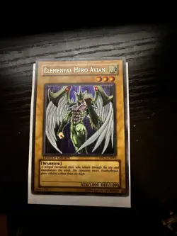 Yugioh: Elemental Hero Avian EHC1-EN001 Secret Rare Limited Edition - Image 1