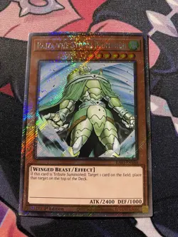 Yu-Gi-Oh! Raiza the Storm Monarch RA03-EN083 Platinum Secret Rare 1st NM-Mint - Image 1