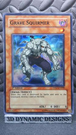 | Yugioh Grave Squirmer DP07-EN008 1st Edition Super Rare NM-/VLP🔥 | - Image 1