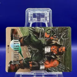 Barret 5 Final Fantasy VII 7 Card TCG Japanese PS Games Very Rare - Image 4