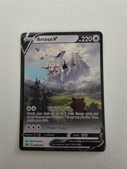 Pokemon Card TCG - Arceus V SWSH204 Sword & Shield Black Star Promo Near Mint - Image 1
