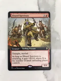 Elturel Survivors Extended Borderless MTG Magic the Gathering Card NM Mint CLB - Image 1