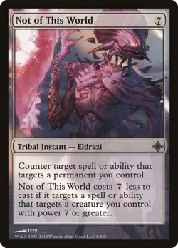 Not of This World Rise of the Eldrazi Magic The Gathering MTG Card - Image 1
