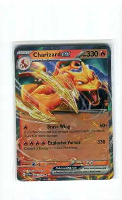 CHARIZARD EX 006 SCARLET & VIOLET 151 POKEMON CARD MINT CONDITION 2023 - Image 1
