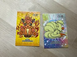 Pokemon Kanto Pocket Book Collection Card Vulpix & Ninetails - Image 1