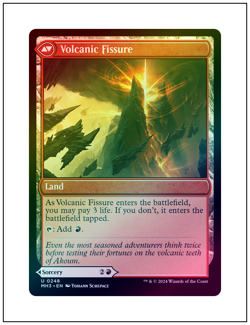 1x Sundering Eruption, Foil, Modern Horizons 3, Magic MTG NM - Image 2