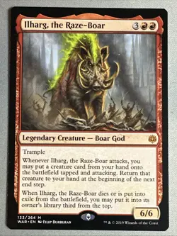 MTG / Ilharg, the Raze-Boar / WAR / #133 / Regular / Mythic / NM - Image 1