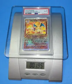 2002 Pokemon Legendary Coll #3 Charizard Reverse Holo Foil PSA 4 - Image 4