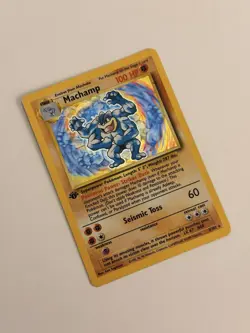 Pokemon TCG Machamp Holo Rare 1st Edition Base Set 8/102 - Image 3