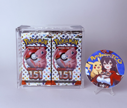 Pokemon Scarlet And Violet 151 36x Booster Pack Lot New/ Sealed + Acrylic Case - Image 1