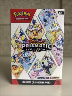 💎SEALED New Pokemon TCG Prismatic Evolutions Booster Bundle Scarlet and Violet - Image 1