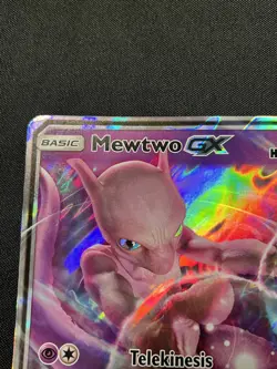 Jumbo Mewtwo GX (SM196) Oversized Sun & Moon Black Star Promo [NM] Pokemon TCG - Image 3