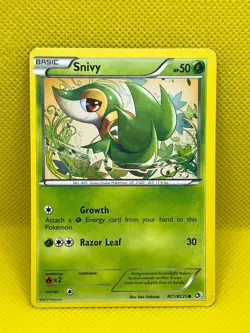 Pokemon Tcg Snivy RC1/RC25 Legendary Treasures: Radiant Collection Holo - Image 1