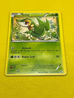 Pokemon Tcg Snivy RC1/RC25 Legendary Treasures: Radiant Collection Holo - Image 2