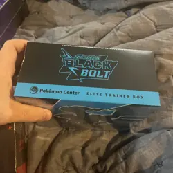 Pokemon Center Black Bolt ETB (Elite Trainer Box) Pokemon TCG - SEALED - Image 2