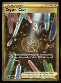 Crystal Cave (Secret) 230/203 Secret Rare Holo NM Pokemon SWSH07: Evolving Skies - Image 1
