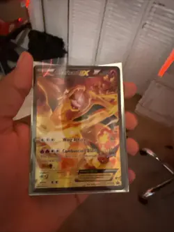 Pokemon TCG Charizard EX XY121 Black Star Promo Full Art Holo Card - Image 1