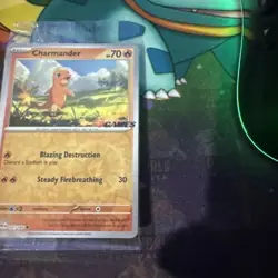 Charmander 004/165 151 eb Games Reverse Holo Card Promo Sealed | - Image 3