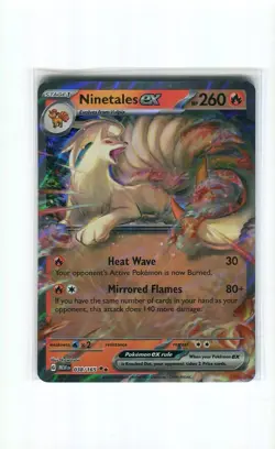NINETALES EX 038 SCARLET & VIOLET 151 POKEMON CARD MINT CONDITION 2023 - Image 1