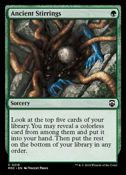 Ancient Stirrings - Commander: Modern Horizons 3 - Near Mint - Image 1